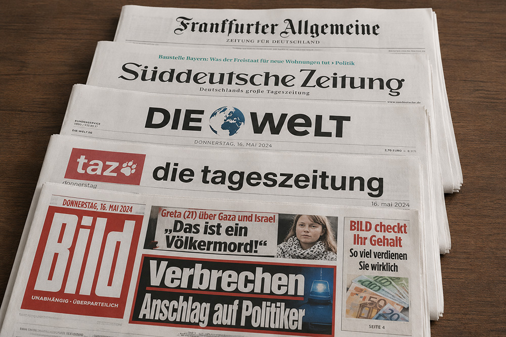 Lokale Tageszeitungen bei Tante Emmas Trinkhalle